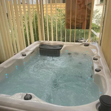 Houdarling Chalet En Option Hammam Sauna Jacuzzi Privatif Semesterbostad *